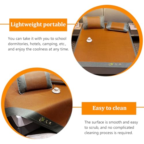 Colchoneta refrescante plegable para dormir con funda de almohada reversible 6