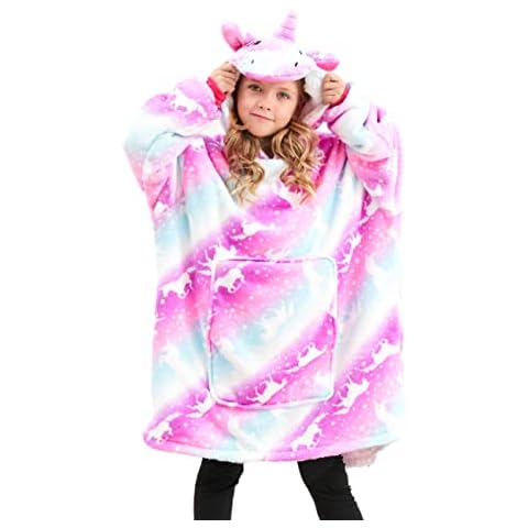 Ceruwum Unicorn Oversized Hoodie for Girls Cover