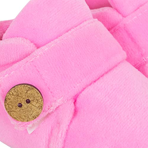 Image of Neska Moda Baby Boys & Baby Girls 6 to 12 Months Velvet Booties