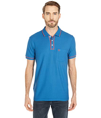 Original Penguin Men's The Earl Polo Shirt, Blue Sapphire, Medium