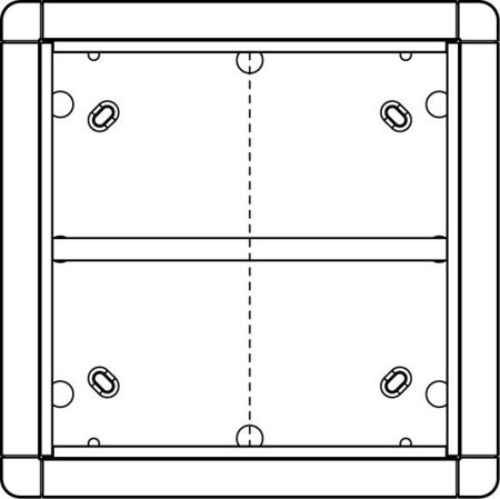 Antifurto integrato = no. Ritto, 4972466, 1883570 quadro Porter AP 4x quad. bianco