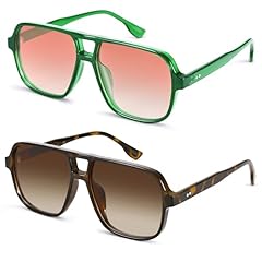 A5 Green/Gradient Pink Lens + Leopard/Gradient Brown Lens