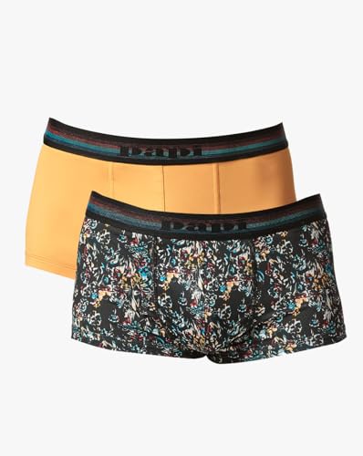 Papi 2PK Microflex Performance Trunks in Black-Yellow