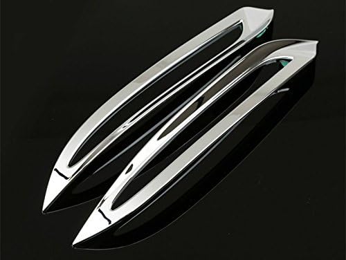 ABS Chrome Rear Fog Light Trim Cover 2pcs for Mercedes-Benz GLC X253 2015-2019