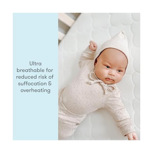 Newton baby crib mattress and toddler bed ultra breathable proven to reduce suffocation risk 100 washable 2 stage non toxic better than organic removable cover deluxe 55 thick white  urban country home decor