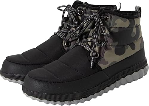 Amazon Tokyo Campgo トーキョーキャンプゴー ショートブーツ レディース ローヒール サイドジップ レースアップ ブラック 雨天兼用 撥水 防水 ぺたんこ キルティング ダウンシューズ 抗ウィルス加工 アウトドア 秋 冬 Hktc5525 ノーブランド品 ブーツ ブーティ