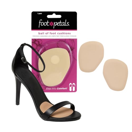 Foot Petals Ball of Foot Cushions, Metatarsal Pad, Lasting Comfort Relief, Prevent Toe Sliding,...