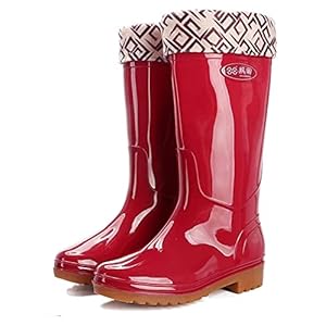 Regenlaarzen Dames knie hoge regenlaarzen waterdichte hoge buis regenlaarzen tuinlaarzen waterdicht Regenlaarzen voor…