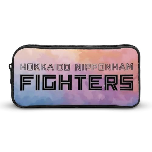 北海道日本ハムファイターズ(2)文具ケース ペンケース 収納グッズ 筆箱 ペンバッグ 筆入れ 多機能 学用品収納 大容量軽量 伸縮性が良く、繰り返し使用可能 傷防止 防汚 掃除が簡単 いろいろな文房具を収納 オフィス小物 コスメバッグとして 男女兼用 携帯