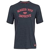 CAMISETAS NOX Camiseta Basic Negro Letras Rojas