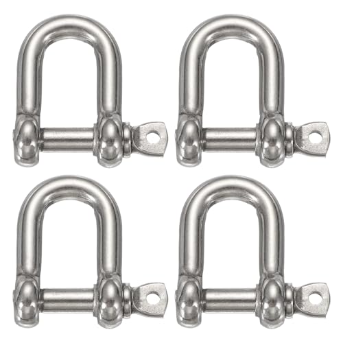 Grilletes de arco de acero inoxidable de 17 mm sourcing map para barcos y cadenas de fondeo