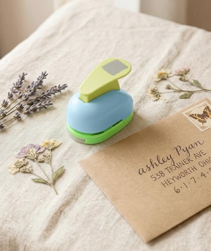 Image of Stamp Punch Tool for Crafting and Scrapbooking