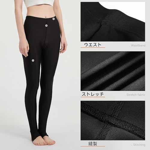 Sillictor ラッシュガード レディース yc1122blk-blk-M