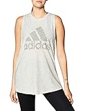Lange, lockere Passform adidas Damen Achselshirt Winners Achselshirt, Whtmel, M, FL4185