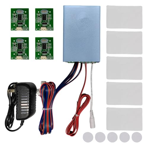 RFID Sensor Prop Escape Room Riddle IC Card Reader Programmable Controller Sequence & One-To-One Version Mysteries Game Clues (4 RFID no audio)