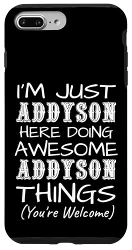 Just Addyson Here Doing Addyson Things ���O �X�}�z�P�[�X iPhone 7 Plus/8 Plus �p