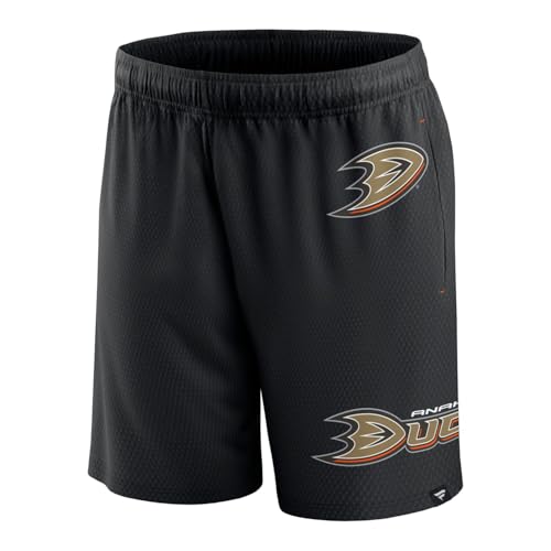 Short en maille filet Anaheim Ducks NHL Fanatics d'entraînement
