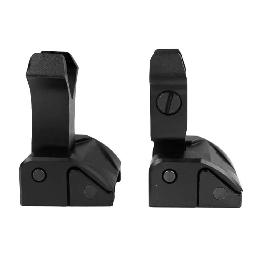 Dual Diamond Shape Flip Up Front posteriore Iron Sight Set per 20mm Rail Mount