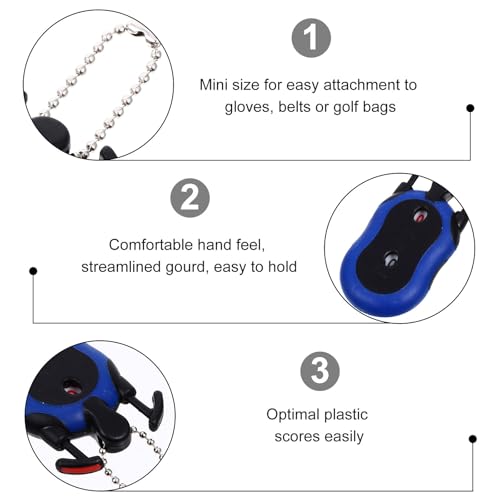 Contador de Puntos para Golf portátil color azul miniatura 3