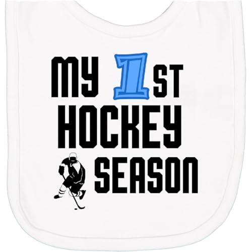 inktastic My 1st Hockey Season Newborn Bib