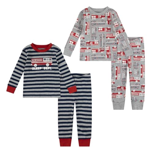 HUGGIES Long Sleeve Pajama 4-Piece Set