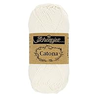 Scheepjes - Scheepjes 105 Braut Weiße Catona Garn - 1x100g