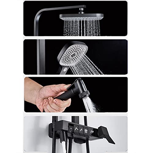 Douche de plafond de 22 cm pour stopper les variations de température d'eau - 5