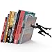 Artori Design Book Ends | Black Metal Superhero Book Ends | Unique Bookends | Gifts for Geeks | Gifts for Book Lovers | Cool Book Stopper Gift for Dad Book & Hero