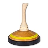 holzeisstock lauffläche Handgemacht Drechslerei WIMMER Holzeisstock für Herren Colour (gelb)