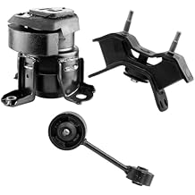 Front & Right Upper Engine Mounts With Left Lower Automatic Transmission Mount 3PCS Set. Parts 9630, 9226, 8644. A4229, A4216, A6257