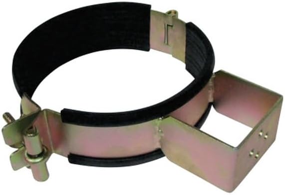 CYH-106 Gas Cylinder Holder, Steel, 6-1/2 to 7-1/4 dia, Silver/Black