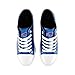 FOCO Buffalo Bills NFL Womens Team Color Metallic Sneakers - 8