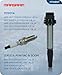 Marsram Ignition Coil Pack UF596 & Double Iridium Spark Plug 4912 for 2009 2010 2011 Toyota Corolla Matrix Prius 2012 2013 2014 2015 2017 Lexus Scion IM XD Pontiac Vibe 1.8L L4 UF619 90919-02258