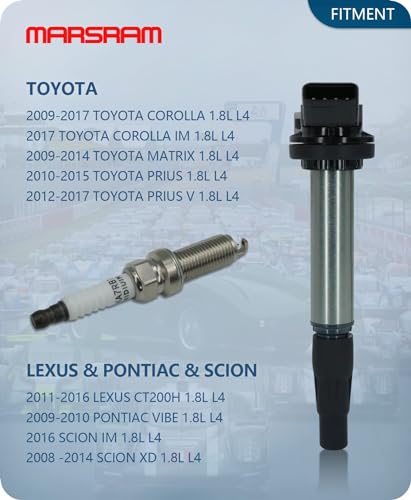 UF596 Ignition Coil & Spark Plug Kit for Toyota Corolla Prius - Image 3