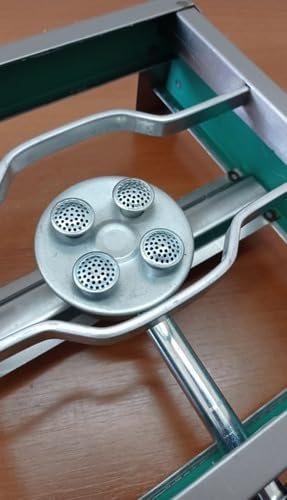 Fogão Inox Fogareiro A Gás Duas Bocas + Chapa Bife E Kit Gás