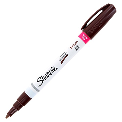 SHARPIE Oil-Based Paint Marker, Fine Point, Brown (35538)
