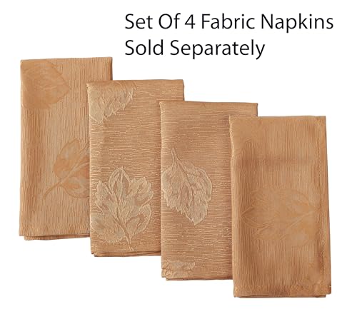 Servilletas de Tela Newbridge Gold Tremont Leaf Pack de 4 miniatura 2