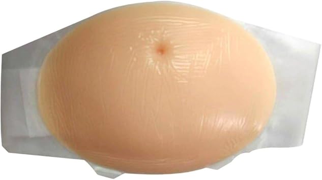 100% Silicone Fake Pregnant Belly 1000g / Pc, Disguised Pregnant Women Fake Belly Halloween Cos Props