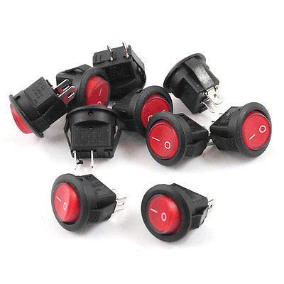 Commutateur SPST résistant AC 125V 6A interrupteur à bascule robuste