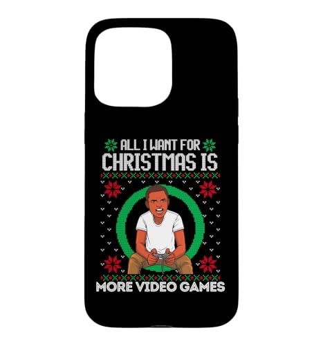 All I Want For Christmas Is More �r�f�I�Q�[�� �j�̎q ���̎q �Q�[�}�[ �X�}�z�P�[�X iPhone 15 Pro Max �p