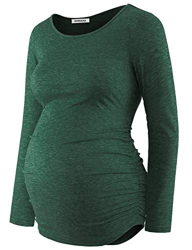 T-Shirt de Baseball Femme Raglan GINKANA Haut Sportswear Col Rond Manches Contrastées