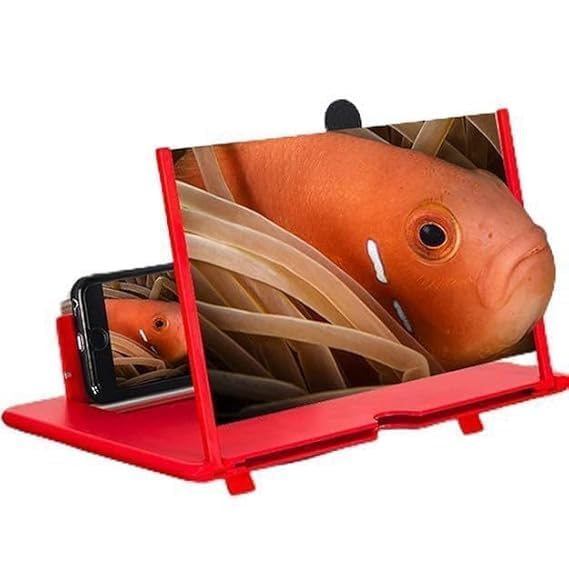12 Inch Mobile Screen Magnifier HD Phone Screen Amplifier Foldable Smartphone Stand Enlarger for Movies, Videos, Gaming Compatible with All Smartphones-image-22
