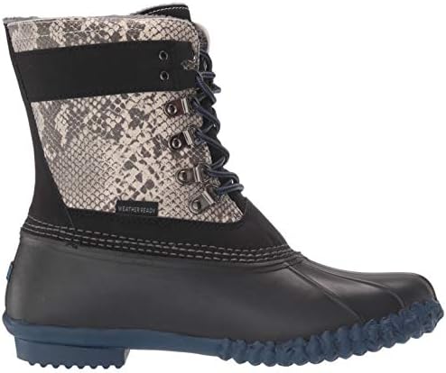 JBU by Jambu Women's Calgary Weather Ready Rain Boot, Black Python/Navy, 10 M US | Image 5