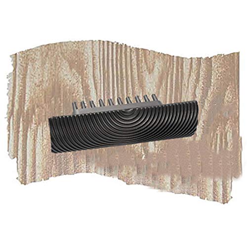 Image of YMS Woodgrain Tool Premium Rubber Wood Graining Pattern Maker for Decorative Painting | Natural Wood Texture tool for DIY Walls, Furniture & Home Decor (Black)