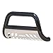 ARIES B35-5003 3-Inch Black Steel Bull Bar, No-Drill, Select Dodge, Ram Dakota