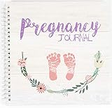 My 9 Month Journey Pregnancy Journal and Baby Memory Book with Stickers - Baby Scrapbook and Photo Album - Perfect Pregnancy Gifts for First Time Moms - Picture and Milestone Books for Toddlers