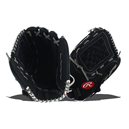 Rawlings R140BGB Renegade Series Pro Mesh Back Glove, Black, 14