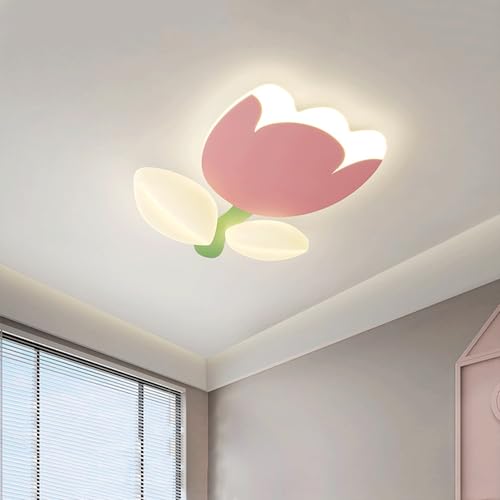Plafonnier acrylique design fleur avec éclairage LED 40W longue durée - 3