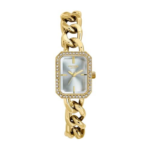 Image of Sonata Poze 7 Analog Silver Dial Silver Brass Strap Watch for Women - SP80157YM01