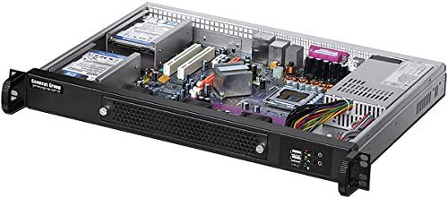 1U Rackmount Chassis(11.81" Deep)(Micro-ATX/Mini ITX)(4x2.5 7~15mmHDD/SSD)(Customize 1U IO Shield)(NO Power Supply,No Rail,No System and Case Only) IPC-1304M
